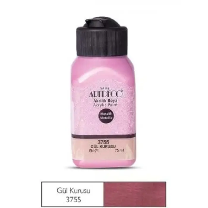 Artdeco 75 Ml Akrilik Boya Metalik Gül Kurusu 71l3755