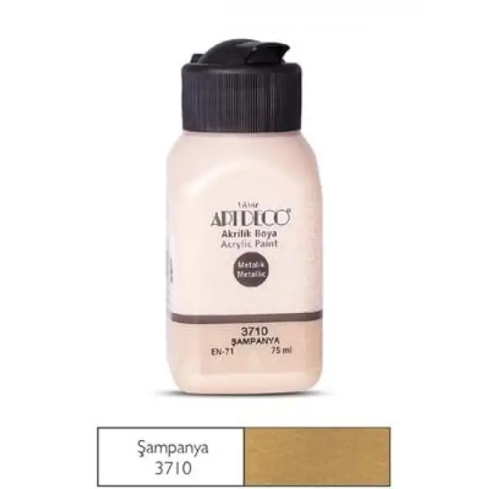 Artdeco 75 Ml Akrilik Boya Metalik Şampanya 71l3710