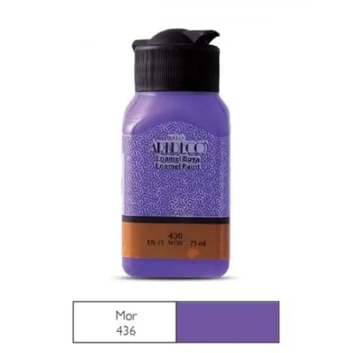 Artdeco Enamel 75 Ml Cam ve Seramik Boyası Mor 436 En71