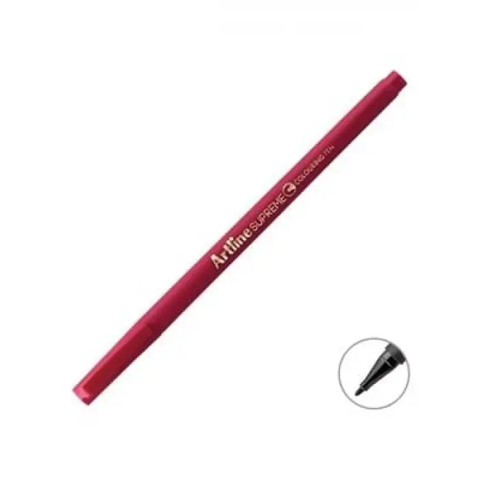 Artline Supreme 0.6 Mm Keçe Uçlu Kalem Dark Red Epfs210