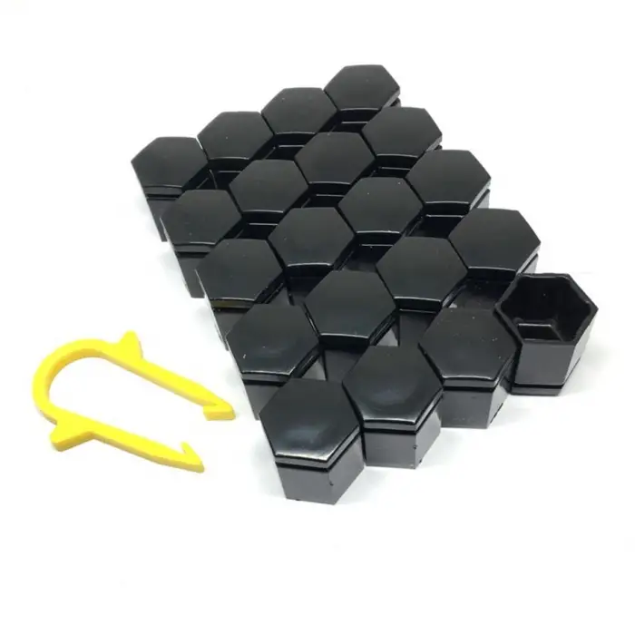 Bijon Kapağı Sökme Aparatlı 20li 17mm Siyah