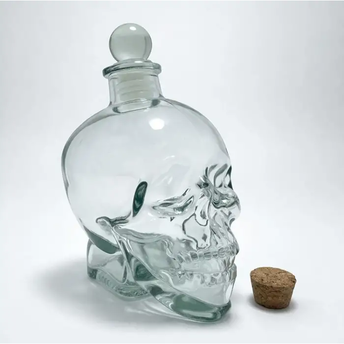 Cam Kurukafa İçecek Şişesi 14 cm