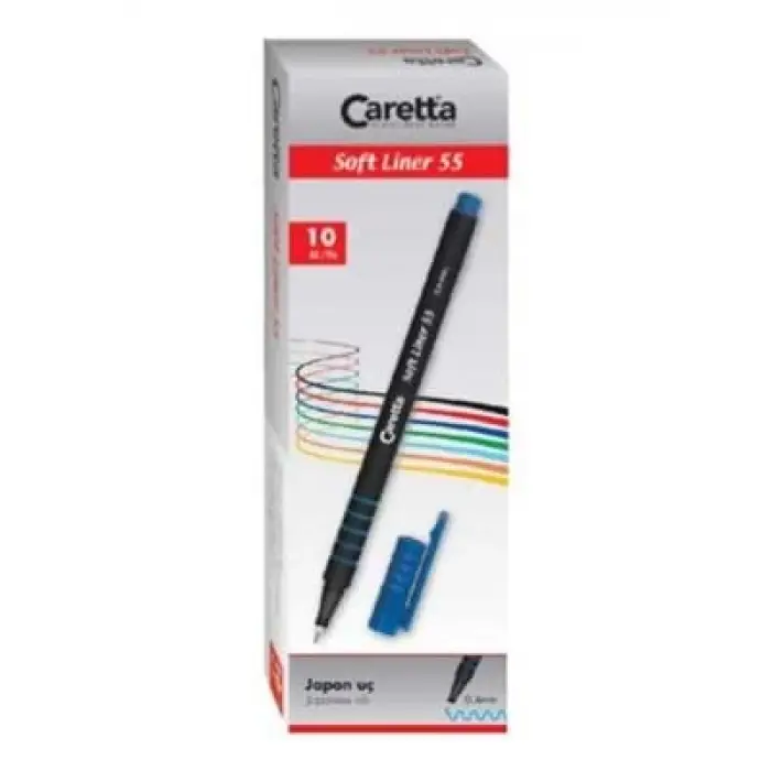 Caretta 0.4 Yumuşak Uçlu Kalem 55 Kırmızı