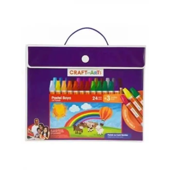 Craft And Arts 24+3 Lü Pastel Boya U1524ck