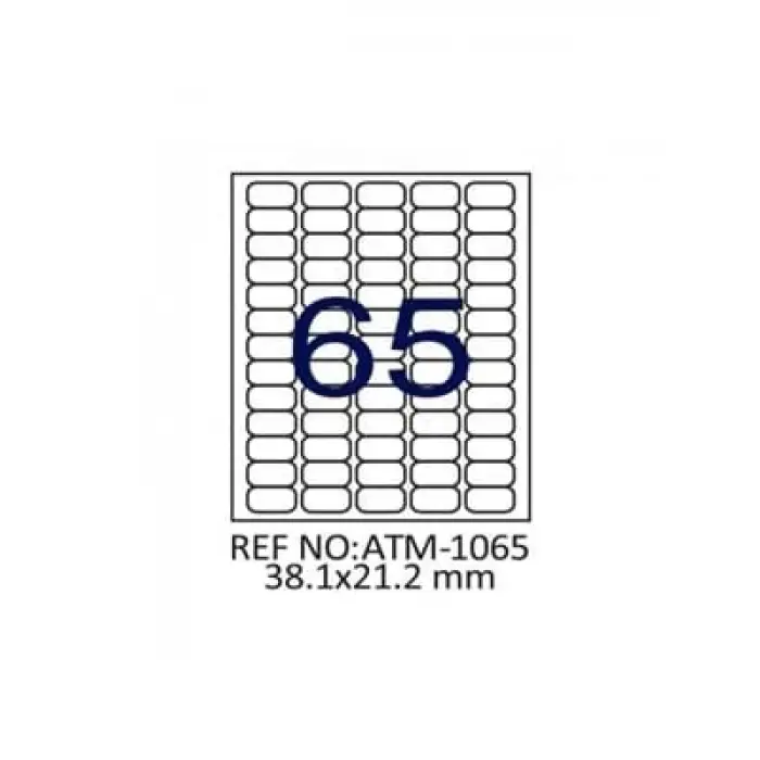Diamond Label 38.1x21.2 Mm A4 Laser Etiket 100lü Dm1065