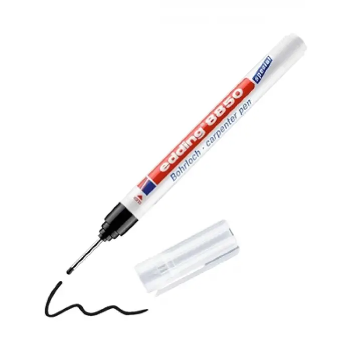 Edding E8850 Montaj İşaretleme Kalemi Siyah ( Tekli Blister)