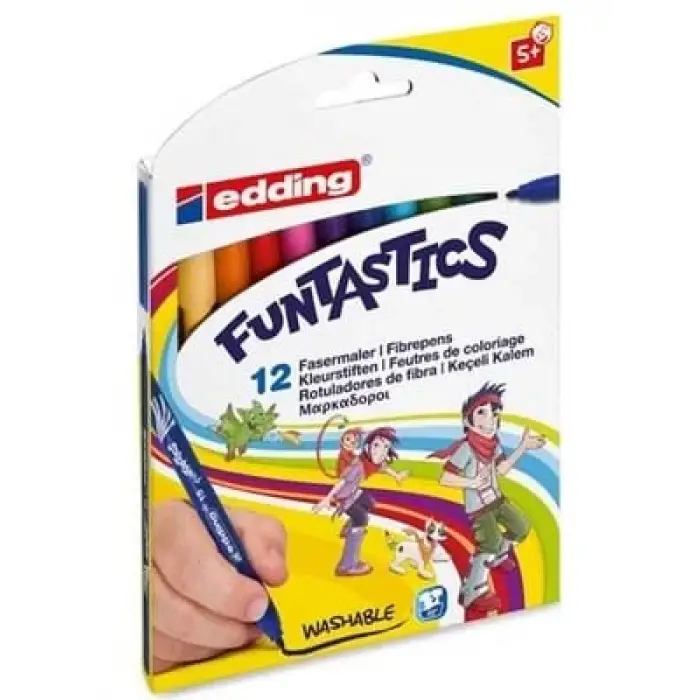 Edding Funtastıcs İnce Keçe Uçlu Kalem 12li Ed15k1299