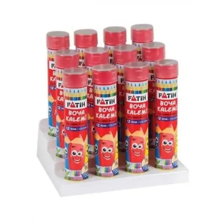Fatih 12 Renk Tam Boy Kuruboya Tüp 33114