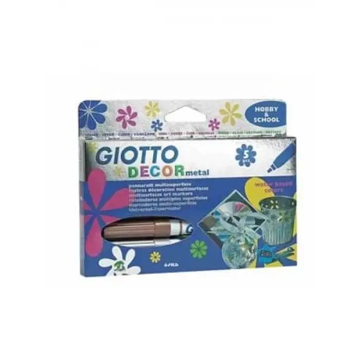 Gıotto Decor Boya Metalik Renkler 5li 452900
