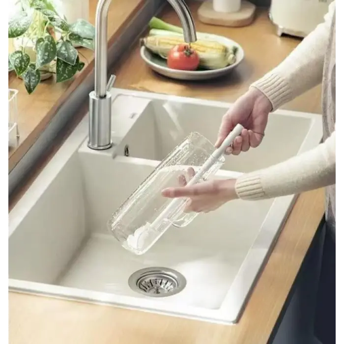 Kavanoz ve Biberon Yıkama Fırçası Silikon