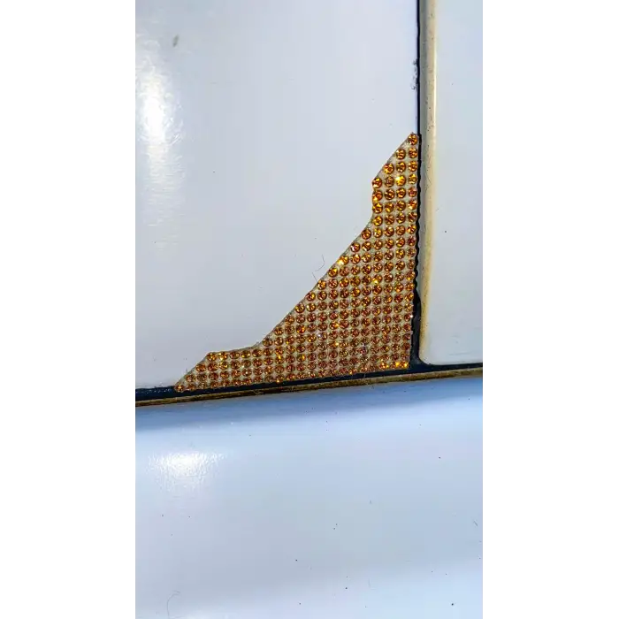 Kristal Taşlı Araba Kapı Köşe Koruyucu 2li Altın