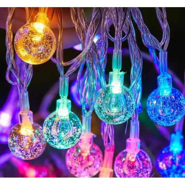 Kristal Top Gün Işığı Dekoratif Işık 5 Metre 28 LED
