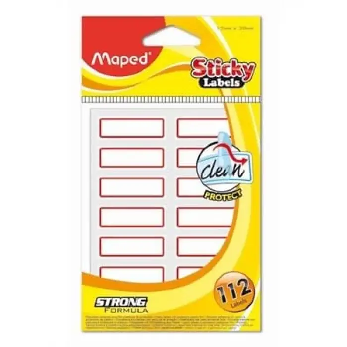 Maped 13x38 Mm Yapışkanlı Korumalı Etiket 774810