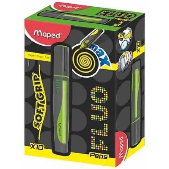 Maped Fluopeps Max Fosforlu Kalem Yeşil 742933