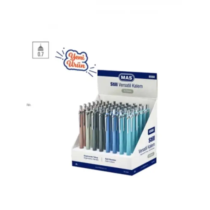 Mas 0.7 Steady Versatil Kalem Pastel Renkler 6572