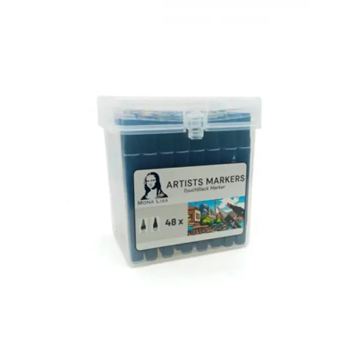 Mona Lisa Touchblack Çift Uçlu Marker Kalem 48 Renk Tm148