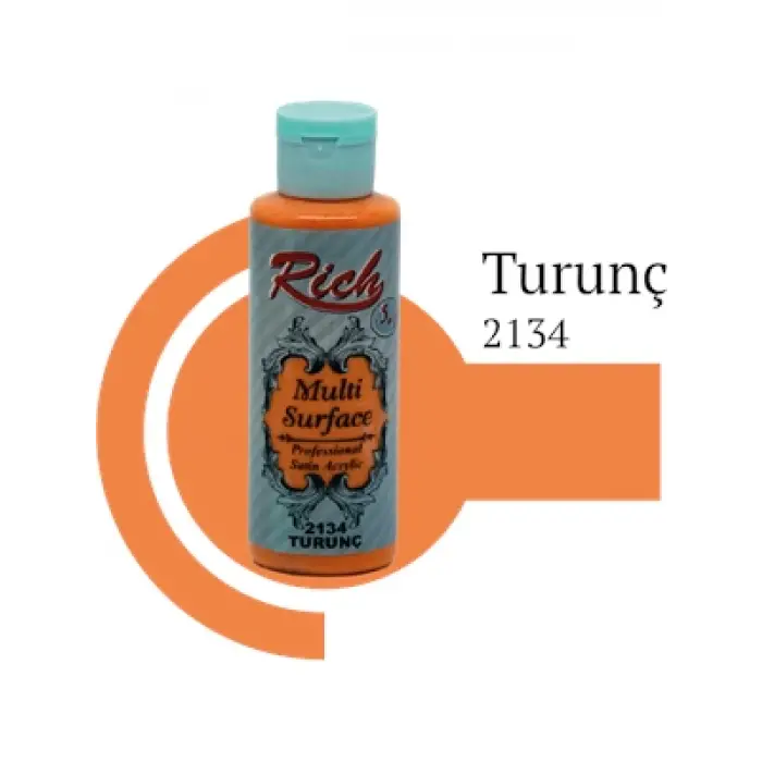 Rich 120 Cc Multı Surface Akrilik Boya 2134 Turunç