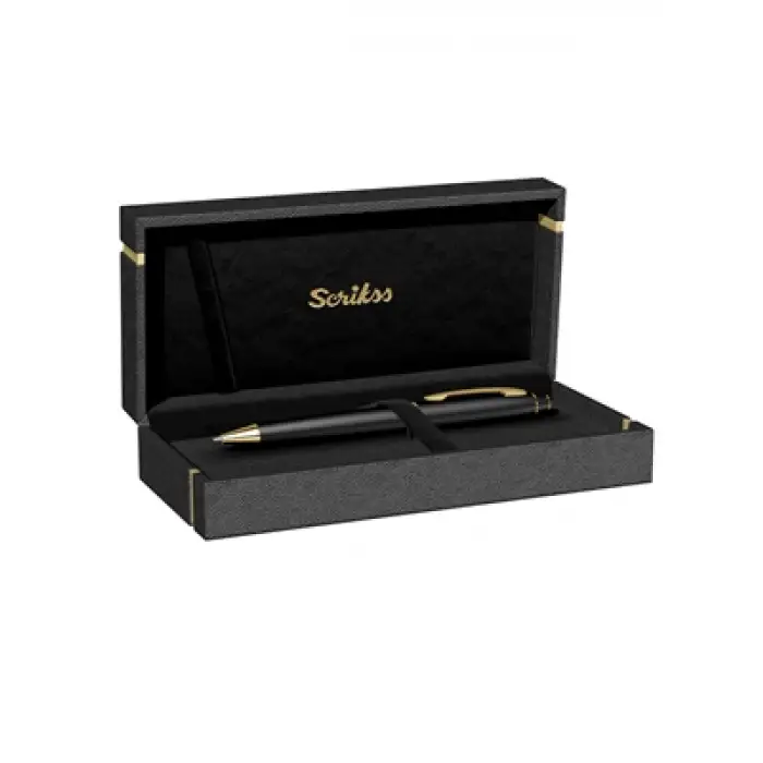 Scrikss 35 Versatil Kalem Mat Siyah Altın