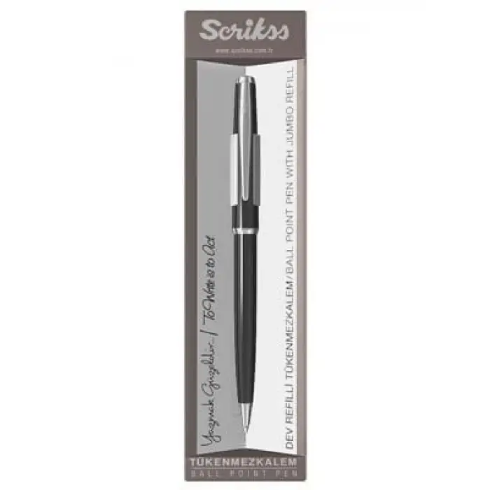 Scrikss 52 Tükenmez Kalem Siyah