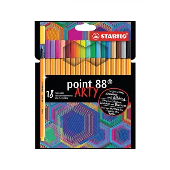 Stabilo Point 88 Arty Keçeli Kalem 18 Renk 8818120