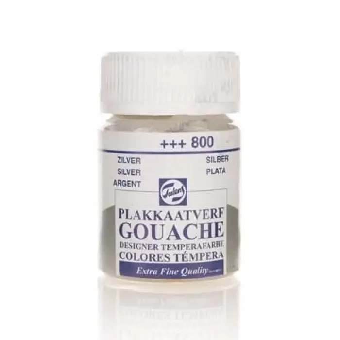 Talens 16 Ml Guaj Boya Şişe 800 Gümüş