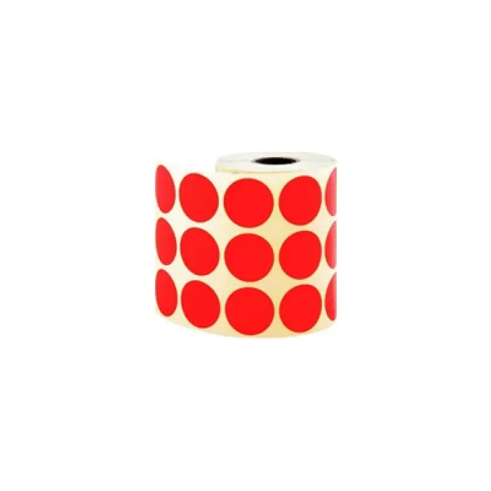Tanex 10 Mm Nokta Etiket 5000li Kırmızı