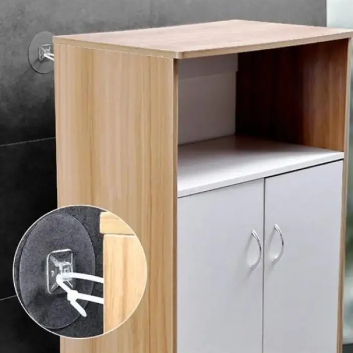 Yapışkanlı Eşya Sabitleyici Aparat 1 Çift