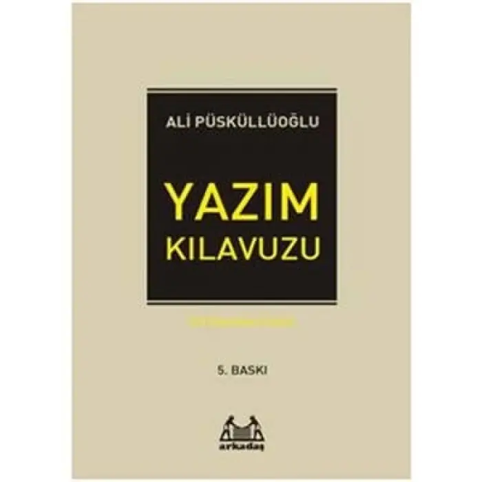 Yazım Kılavuzu arkadaş Yayınları