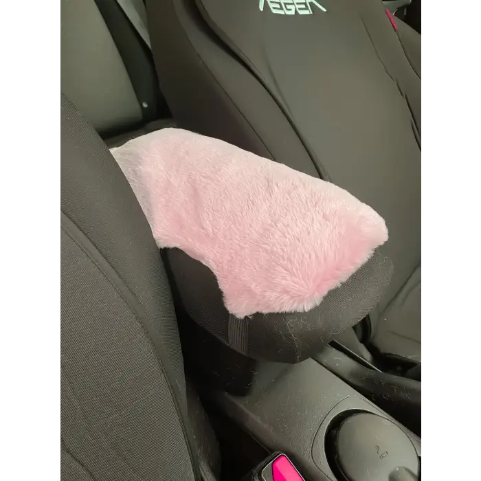 Yumuşak Peluş Kol Dayama Kolçak Minderi Pudra Pembe