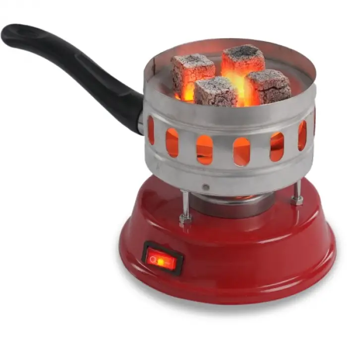 Yuvarlak Galvaniz Elektrikli  Köz Ocağı