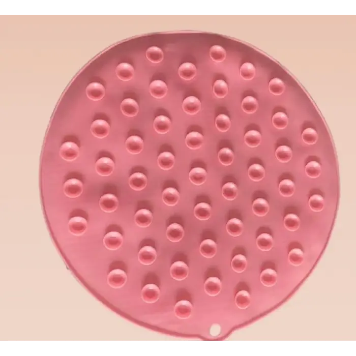 Yuvarlak Vantuzlu Banyo Sırt Kese Matı 26 cm