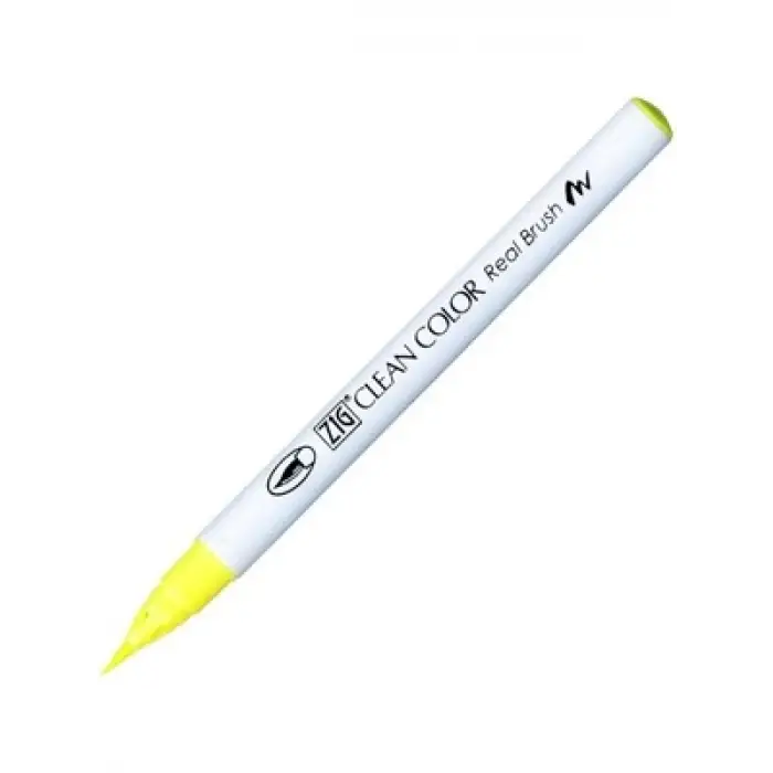 Zig 6000at Clean Color Real Brush Callıgraphy Kalemi 001 Fl.yellow