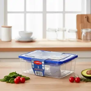 3lü Köşeli Saklama Kabı Seti