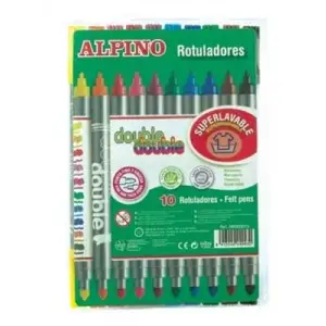 Alpino Keçeli Kalem Çift Uçlu 10lu Ar000013