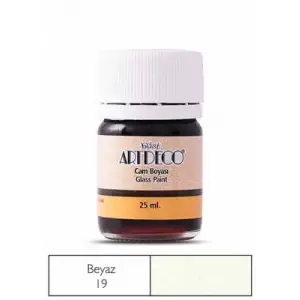 Artdeco 25 Ml Öğrenci Tipi Cam Boya 19 Beyaz