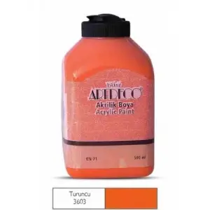 Artdeco 500 Ml Akrilik Boya Turuncu 70l3603