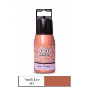 Artdeco 60 Ml Metalic Boyutlu Boya Bakır 683