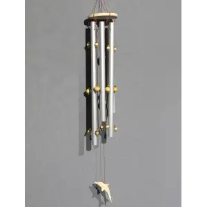 Boncuklu Metal Rüzgar Çanı Model 2