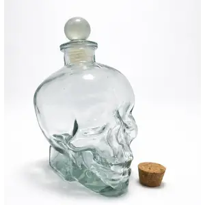 Cam Kurukafa İçecek Şişesi 16 Cm