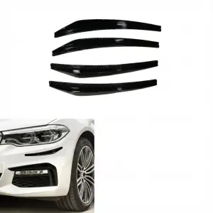 Çamurluk Ağzı Kabartma Ventil Siyah 4 Parça