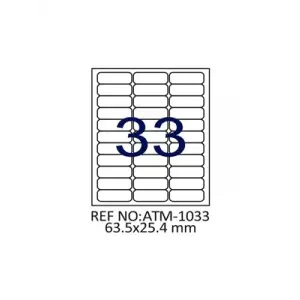 Diamond Label 63.5x25.4 Mm A4 Laser Etiket 100lü Dm1033