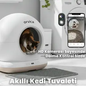 HD Kameralı Akıllı Kedi Tuvaleti