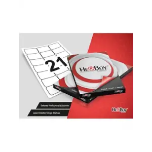 Herboy 63.5x38.1 Mm A4 Laser Etiket 100lü Hb1021