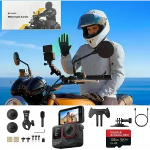 Insta360 Ace Pro 2 Motorsiklet Kiti (2 yıl Türkiye distribütörü garantili)