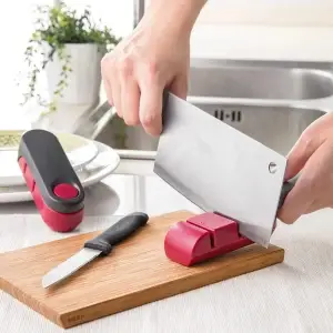 Katlanabilir Çift Aşamalı Bıçak Bileyici