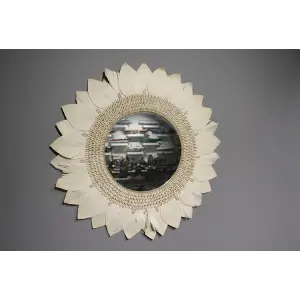 Makrome Duvar Aynası Model 1