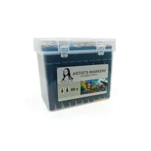 Mona Lisa Touchblack Çift Uçlu Marker Kalem 60 Renk Tm160