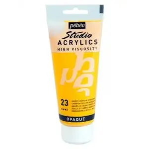 Pebeo 100 Ml Akrilik Boya Yüksek Yoğunluklu Cadmium Sarı 23