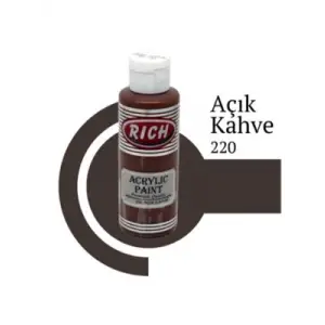 Rich 120 Cc Master Akrilik Boya Açık Kahve 120220