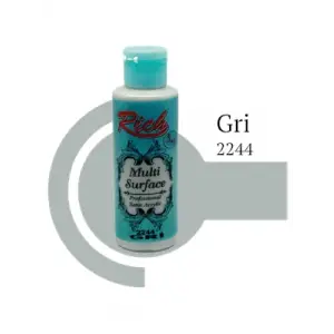 Rich 120 Cc Multı Surface Akrilik Boya 2244 Gri